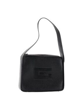 Authentic GUCCI Shoulder Bag Patent leather Black Silver 001 3032